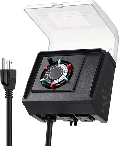 NEMA 5-15R मैकेनिकल पूल टाइमर